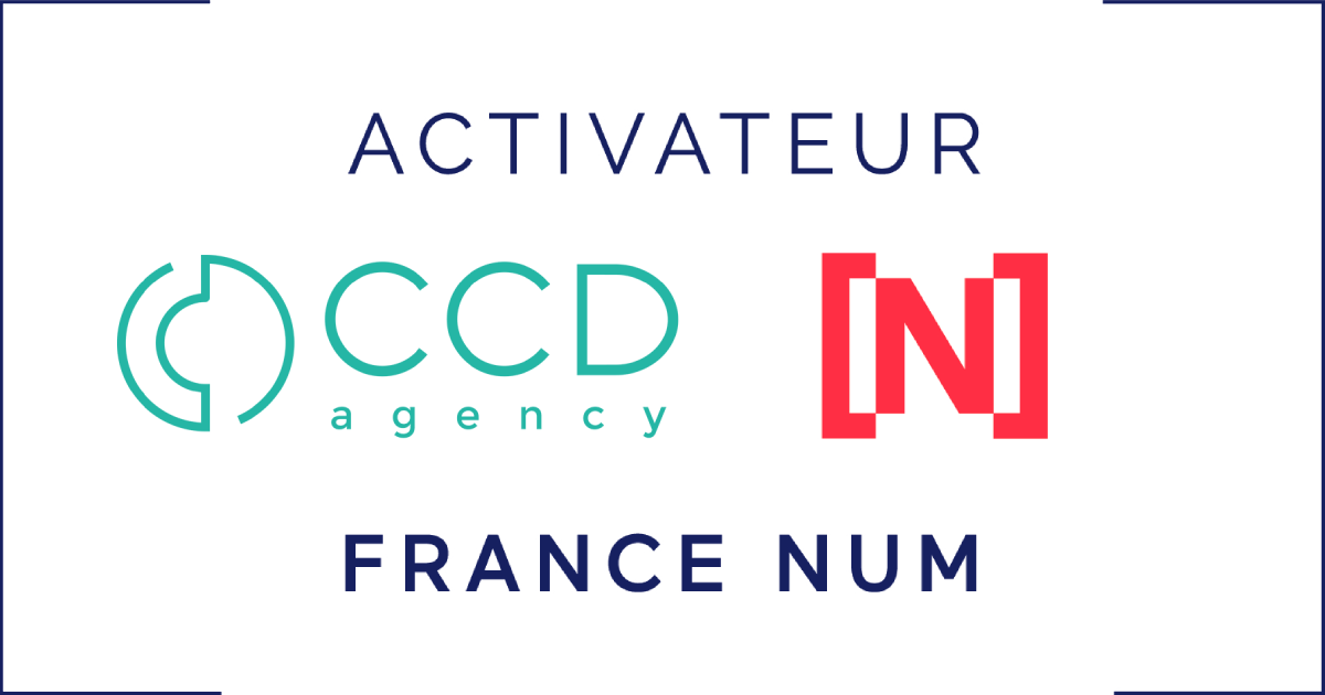 Logo CCD Agency devient Activateur France Num : un engagement reconnu pour la transformation digitale